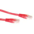 Miniatyrbillede 1 af 3: ACT IB8500 - Cat 6 UTP-kabel - RJ45 - 0,5 m - Rød