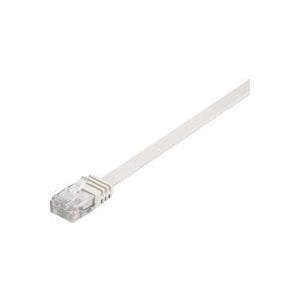 MicroConnect UltraFlat - Netværkskabel - RJ-45 (M) til RJ-45 (M) - 1 m - UTP - CAT 6 - flad - hvid