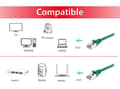 Pikkukuva 3 / 3: Varusta 606410 verkkokaapeli 20 m Cat6a S/FTP (S-STP) Vihreä
