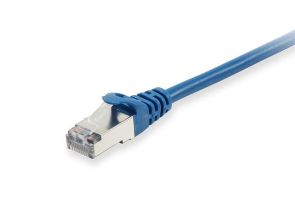 Utrusta patchkabel RJ45 Cat6A S/FTP (S-STP) PIMF 20,00 m Blå