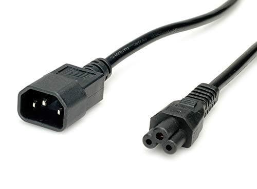 Værdi 19.99.1119 Strømkabel Sort 1.8m C14 Kobling C5 Kobling (19.99.1119)