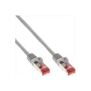 InLine - Patch Cable - RJ-45 (M) - RJ-45 (M) - 1,5 m - SFTP, PiMF - CAT 6 - valettu, ilman koukkua - Harmaa (76112)
