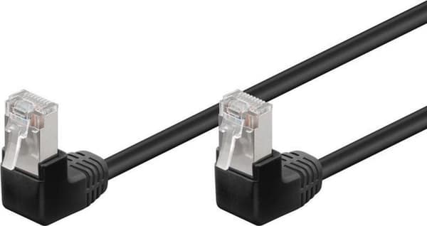 Goobay 96079 netværkskabel 2 m Cat5e F/UTP (FTP) Sort