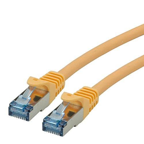 ROLINE - Patchkabel - RJ-45 (M) til RJ-45 (M) - 50 cm - SFTP - CAT 6a - Gul (21.15.2820)