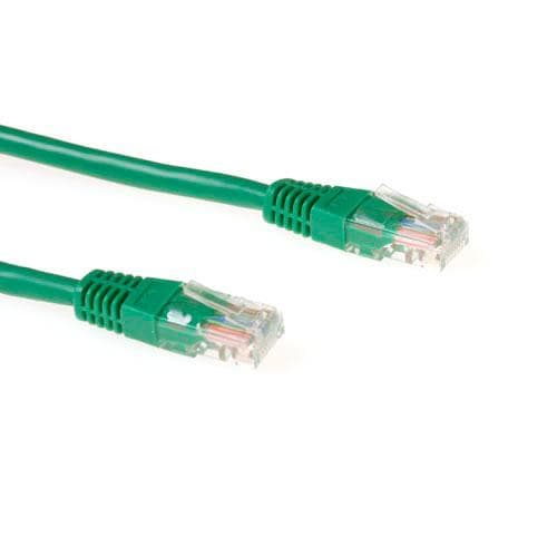 ACT CAT6 U/UTP netværkskabel 2 meter - Grøn