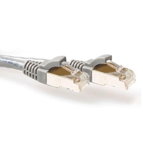 ACT Grå 3 meter LSZH SFTP CAT6A patchkabel uden problemer med RJ45-stik. Cat6a s/ftp lszh sng gy 3,00m (FB7003)