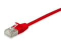 Pikkukuva 2 / 3: varusta ohut - Patch Cable - RJ-45 (M) - RJ-45 (M) - 3m - F/FTP - CAT 6a - IEEE 802.3 - Suojattu, Valettu, Koukkuton, Säikeinen - Punainen