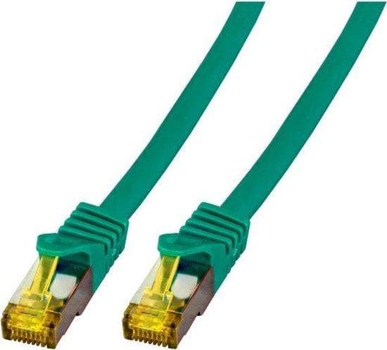 Producent: EFB-Electronics RJ45 patchkabel S/FTP, Cat.6A, LSZH, Cat.7 råkabel, 15m, grå Det skærmede Cat.6A RJ45 patchkabel sikrer meget gode egenskab