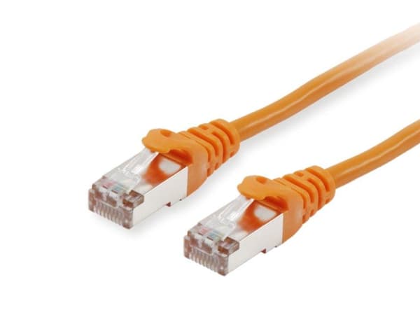 udstyr - Patchkabel - RJ-45 (M) til RJ-45 (M) - 2,0m - SFTP, PiMF - CAT 6a - formet, snoet - orange (606604)