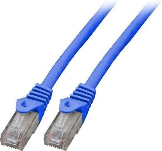 Producent: EFB Elektronik RJ45 patchkabel U/UTP, Cat.6, LSZH, CCA, 1.5m, blå Det uskærmede Cat.6 RJ45 patchkabel sikrer meget gode egenskaber til 5 Gi