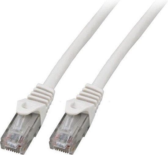 Producent: EFB Elektronik RJ45 patchkabel U/UTP, Cat.6, LSZH, CCA, 7.5m, hvid Det uskærmede Cat.6 RJ45 patchkabel sikrer meget gode egenskaber til 5 G