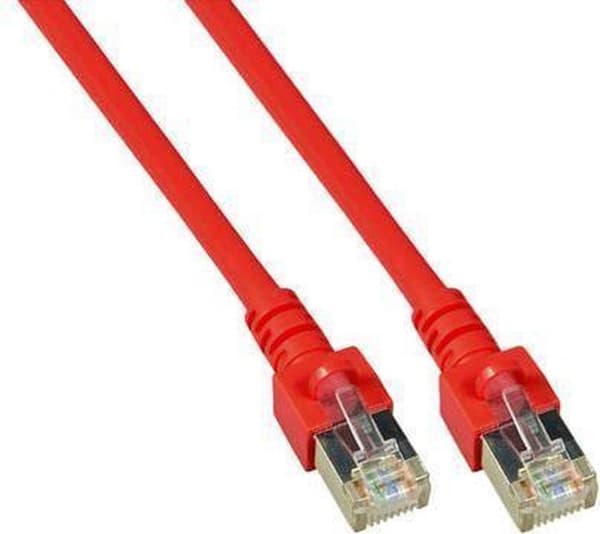 Techtube Pro - Internetkabel S/FTP CAT.5e - rød - 1 meter