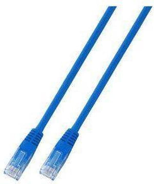 EFB RJ45 Patch kabel U/UTP, Cat.6, PVC, CCA, 3m, blå