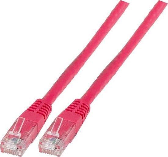 Producent: EFB Elektronik RJ45 patchkabel U/UTP, Cat.6, PVC, CCA, 0.25m, magenta Det uskærmede Cat.6 RJ45 patchkabel sikrer meget gode egenskaber til