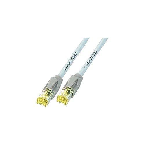 Producent: EFB Elektronik RJ45 patchkabel S/FTP, Cat.6A, TM31, UC900, 1m, grå Cat.6A RJ45 patchkabel fremstillet i Europa sikrer meget gode egenskaber