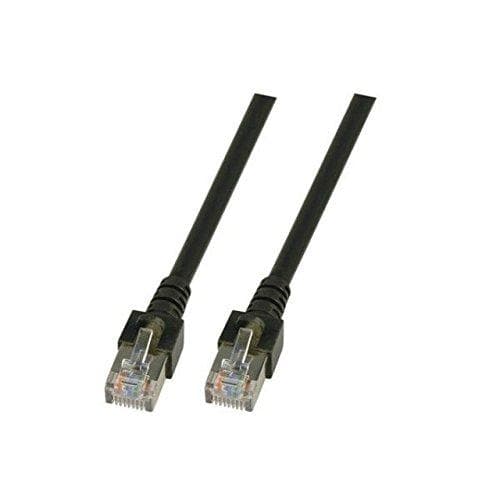 EFB Electronics RJ45 S/FTP CAT5E 0,5m CAT5E SF/UTP (S-FTP) Sort netværkskabel - Netværkskabel (0,5m, Cat5e, SF/UTP (S-FTP), RJ-45, RJ-45, Sort)