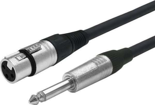 VivoLink Pro - Ljudkabel - XLR hona till monojack hane - 6 m - skärmad - svart