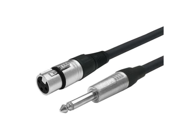 VivoLink Pro - Ljudkabel - XLR hona till monojack hane - 6 m - skärmad - svart