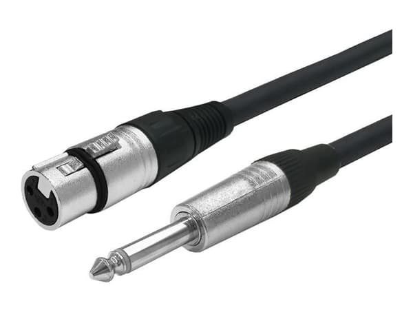 VivoLink Pro - Ljudkabel - XLR hona till monojack hane - 6 m - skärmad - svart