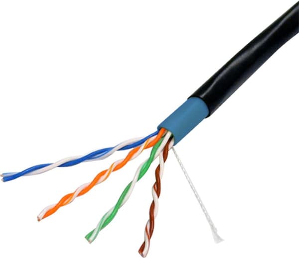 DANICOM CAT6 UTP 305 meter Yderkabel på rullestiv - PE (Fca)