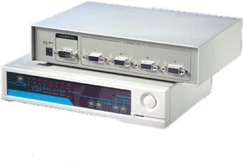 ROLINE videodelare - 4-vägs - 300MHz - 1800 x 1440 pixlar - 350 MHz - 224 x 152 x 52 mm (21.15.8787)