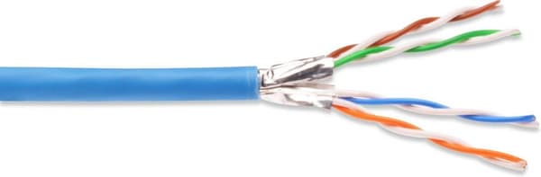 Digitus DK-1623-A-VH-1 Netværkskabel CAT 6A U/FTP 4 x 2 x 0,25 mm² Lyseblå 100 m