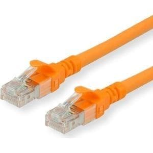 ROLINE UTP LAN-kabel Cat 6A Komponentnivå LSOH| Ethernet-nätverkskabel med RJ45-kontakt | orange 15 m