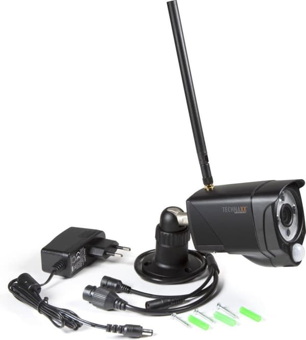 Technaxx TX-145 4881 WiFi, LAN, trådløst, kablet IP-overvågningskamera 1-kanals 1920 x 1080 Pixel