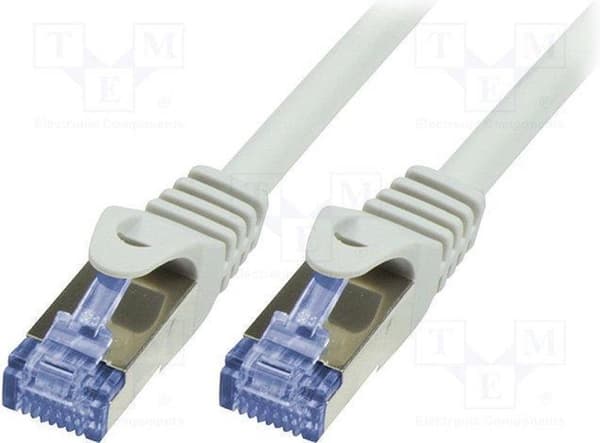 LogiLink CQ3142S netværkskabel 50 m Cat6a S/FTP (S-STP) Grå