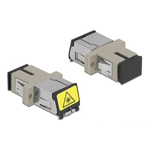 Delock FO kobling SC simplex jack til SC simplex jack multimode beige