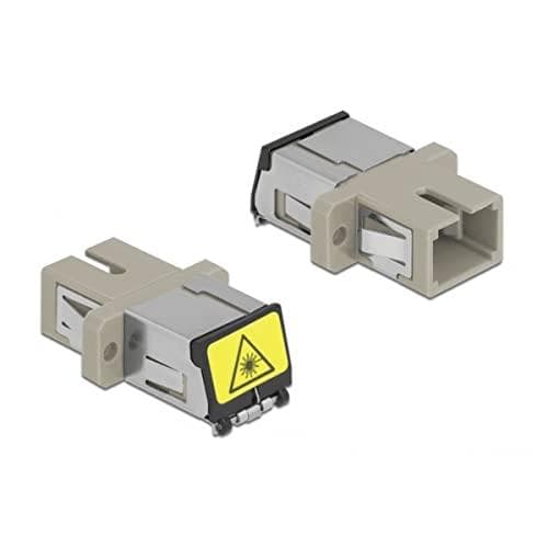 Delock FO kobling SC simplex jack til SC simplex jack multimode beige