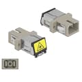 Miniatyrbillede 1 af 3: Delock FO kobling SC simplex jack til SC simplex jack multimode beige