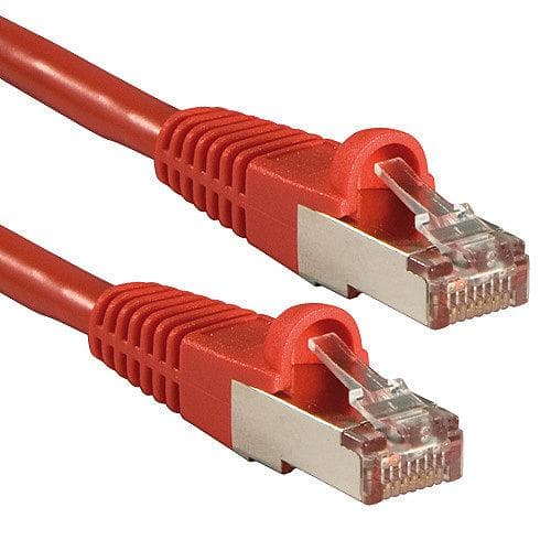 Lindy Basic - Patch-kabel - RJ-45 (M) - RJ-45 (M) - 50 cm - SFTP, PiMF - CAT 6 - presset, snoet, glat - Rød (47361)