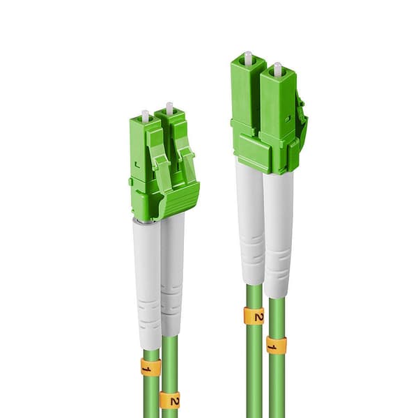 Lindy - patchkabel - LC Multi-Mode (M) till LC Multi-Mode (M) - 3 m - fiberoptisk - 50/125 mikron - OM5 - halogenfri - ljusgrön