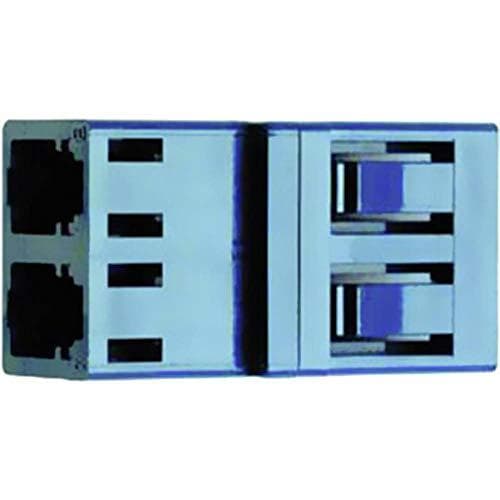 Telegärtner LWL Coupler 2XLC Duplex Multi-Mode OM3 turkis