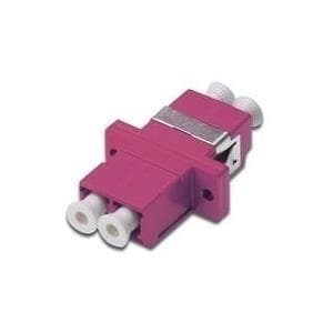 DIGITUS - Fiberoptisk koppling - LC Multi-Mode (M) - LC Multi-Mode (M) - Fiberoptisk - OM4 - Violett, RAL 4003 (DN-96019-1)