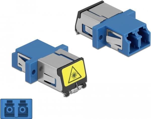 DeLOCK - Netværkskobler - LC single mode (W) til LC single mode (W) - fiberoptisk - duplex - blå (86898)