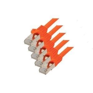 S-ConnCat.7 Råkabel - 2m - RJ-45 - RJ-45 - Han/Han - Guld -Cat.7 Råkabel - S/FTP (S-STP) (75512-O-SET5)