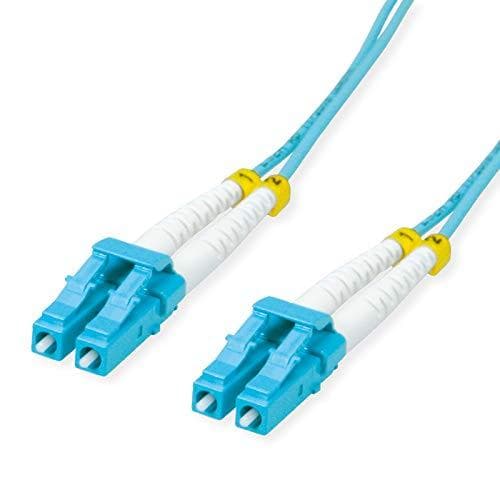 VÆRDI - Patch-ledning - LC Multi-Mode (M) til LC Multi-Mode (M) - 15 m - fiberoptisk - 50/125 mikron - OM3 - halogenfri - turkis (21.99.8826)