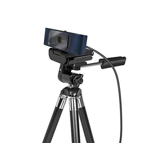 LogiLink UA0379 - Conference HD USB webcam professionelt, 80° vidvinkelobjektiv, dobbelt mikrofon med støjreduktion, autofokus, privatcover, til video