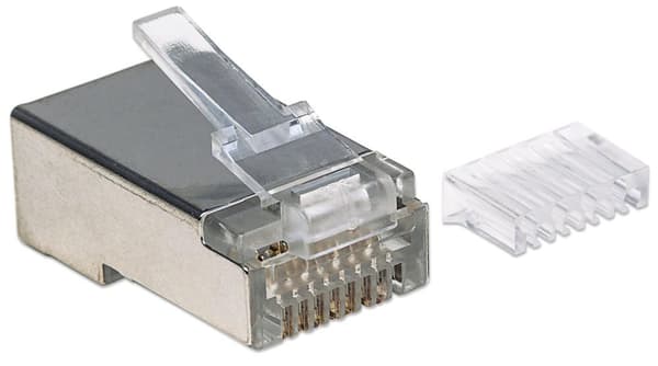 Intellinet modulært stik - Netværksstik - RJ-45 (M) - STP - CAT 6 (pakke med 90) (790628)