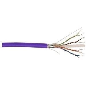 DIGITUS - Bulkkikaapeli - 305,0 m - Kalvottu suojaamaton kierretty pari (F/UTP) - CAT 6 - Kiinteä, halogeeniton - Violetti (DK-1623-VH-305)