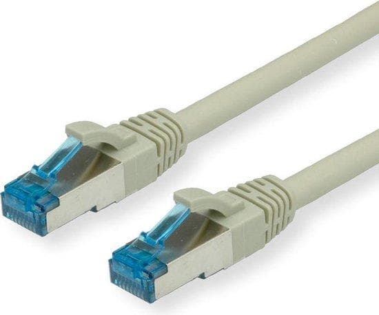 Värde 21.99.0864 Nätverkskabel Grå 0.3 m Cat6a S/FTP (S-STP) (21.99.0864)