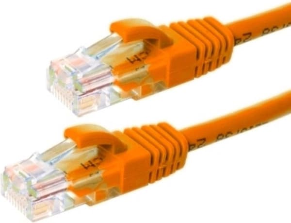 UTP CAT6 20 meter orange - 100% kobber