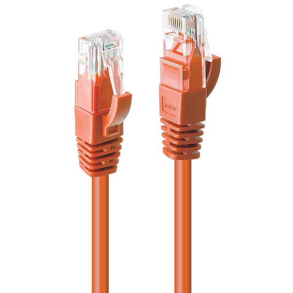Lindy - Patchkabel - RJ-45 (M) - RJ-45 (M) - 2,0m - UTP - CAT 6 - presset, snoet, glat - orange (48108)