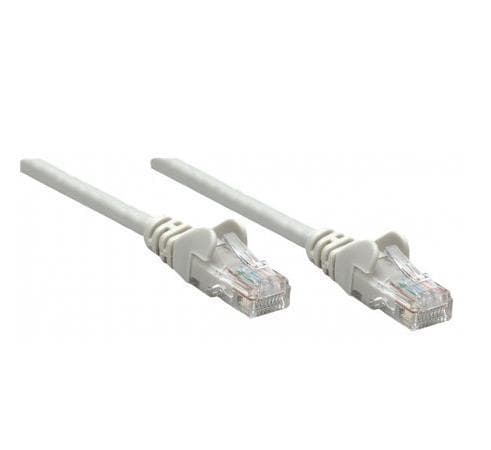 Intellinet - Patch-kabel - RJ-45 (M) til RJ-45 (M) - 50,0 m - SFTP, PiMF - CAT 6a - IEEE 802.3af - Halogenfri, støbt, ingen krog - Grå (737296)