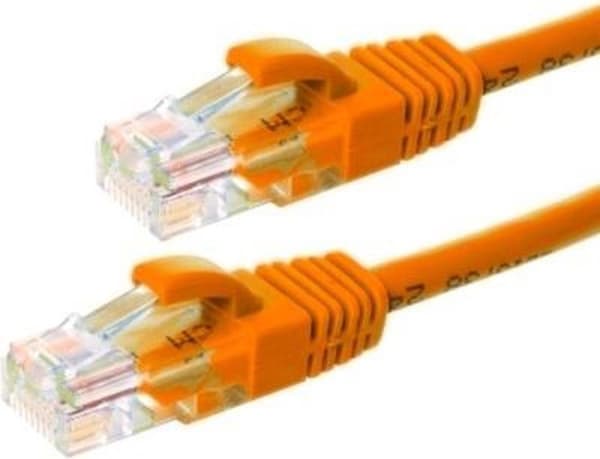 UTP CAT5e patchkabel 20 meter orange - 100% kobber