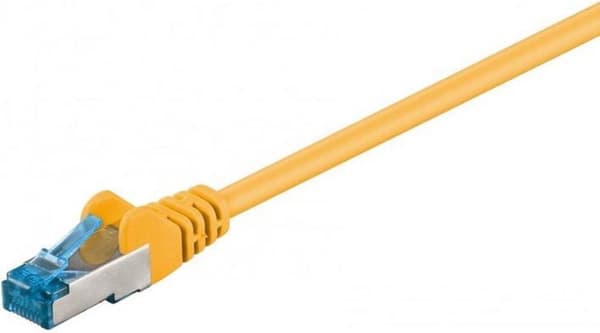 CAT6a S/FTP (PIMF) patchkabel 15 meter geel