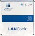 Miniatyrbillede 1 af 3: DANICOM CAT6 UTP 50 meter fleksibelt kabel på rulle - PVC (Fca)