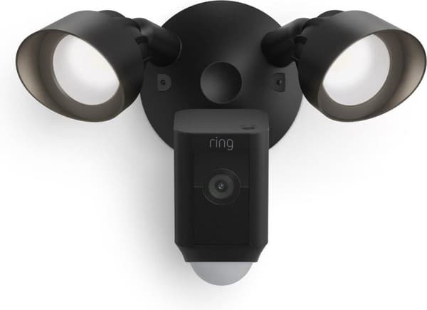 Ring Floodlight Camera Wired Plus - Sort